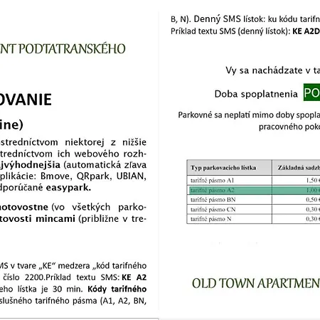 Apartment Old Town Podtatranskeho Kosice
